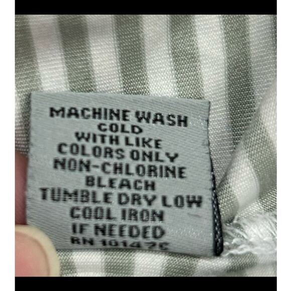 Ohio State Buckeyes Gray Striped Performance Polo Shirt Small - Picture 3 of 12